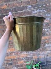 Load image into Gallery viewer, Extra Large Brass Planter