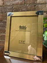 Load image into Gallery viewer, Solid Brass 8x10 Photo Frame