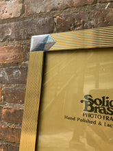 Load image into Gallery viewer, Solid Brass 8x10 Photo Frame