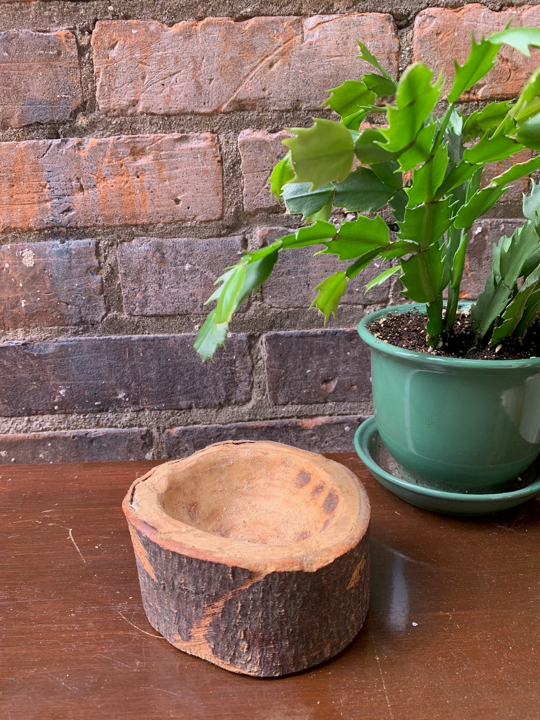 Hollowed Wooden Trinket Bowl