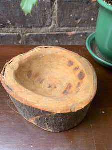 Hollowed Wooden Trinket Bowl