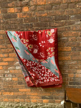 Load image into Gallery viewer, Beautiful Bold Berry Red Floral Scarf