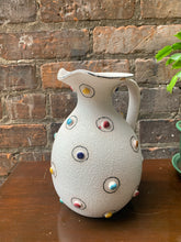 Load image into Gallery viewer, Mid Century Italian Pottery Vase by Fratelli Fanciullacci Polka Dot