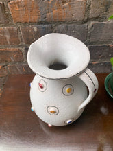 Load image into Gallery viewer, Mid Century Italian Pottery Vase by Fratelli Fanciullacci Polka Dot