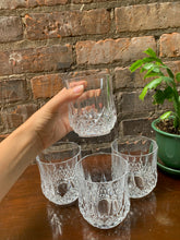 Load image into Gallery viewer, Gorgeous Set of 4 Cut Crystal Glasses