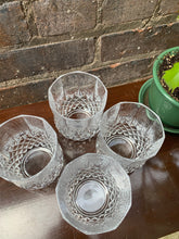 Load image into Gallery viewer, Gorgeous Set of 4 Cut Crystal Glasses