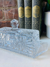 Load image into Gallery viewer, Gorgeous Cut Glass Butter Dish