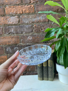 Lovely Cut Glass Round Dish