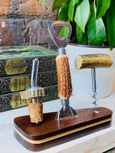 Load image into Gallery viewer, Awesome Vintage Faux Antler Bar Set