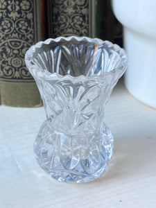 Darling Cut Crystal Bud Vase