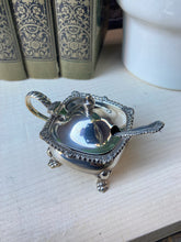 Load image into Gallery viewer, The Most Darling Antique Condiment Jar with Spoon!!