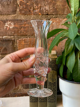 Load image into Gallery viewer, Beautiful Tall Thin Cut Crystal Vase