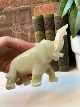 Load image into Gallery viewer, Onyx Alabaster Marble Elephant