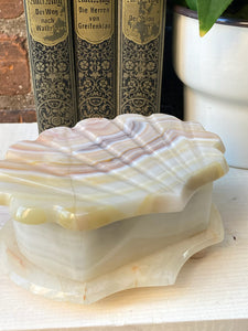 Onyx Alabaster Marble Clam Shell