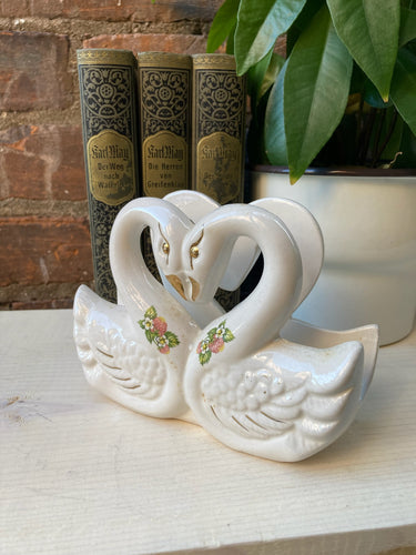 Sweet Swans Napkin Holder