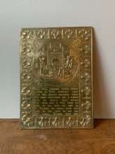 Load image into Gallery viewer, Special Vintage Brass Blessing Plate