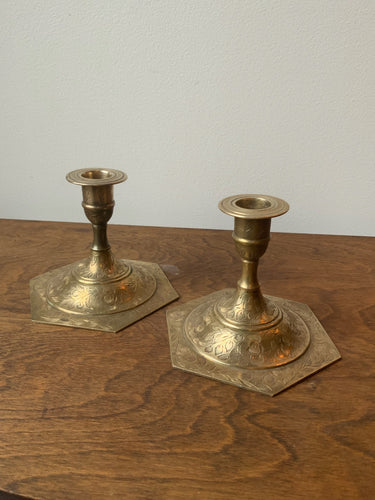 Brass Candle Holder 8H #03627,Uniquely Yours. Transform your space into a  magical place