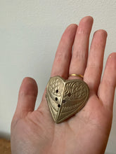 Load image into Gallery viewer, Vintage Brass Heart Shaped Piece
