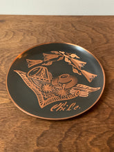 Load image into Gallery viewer, Small Vintage Copper Etched Dish from Chilli