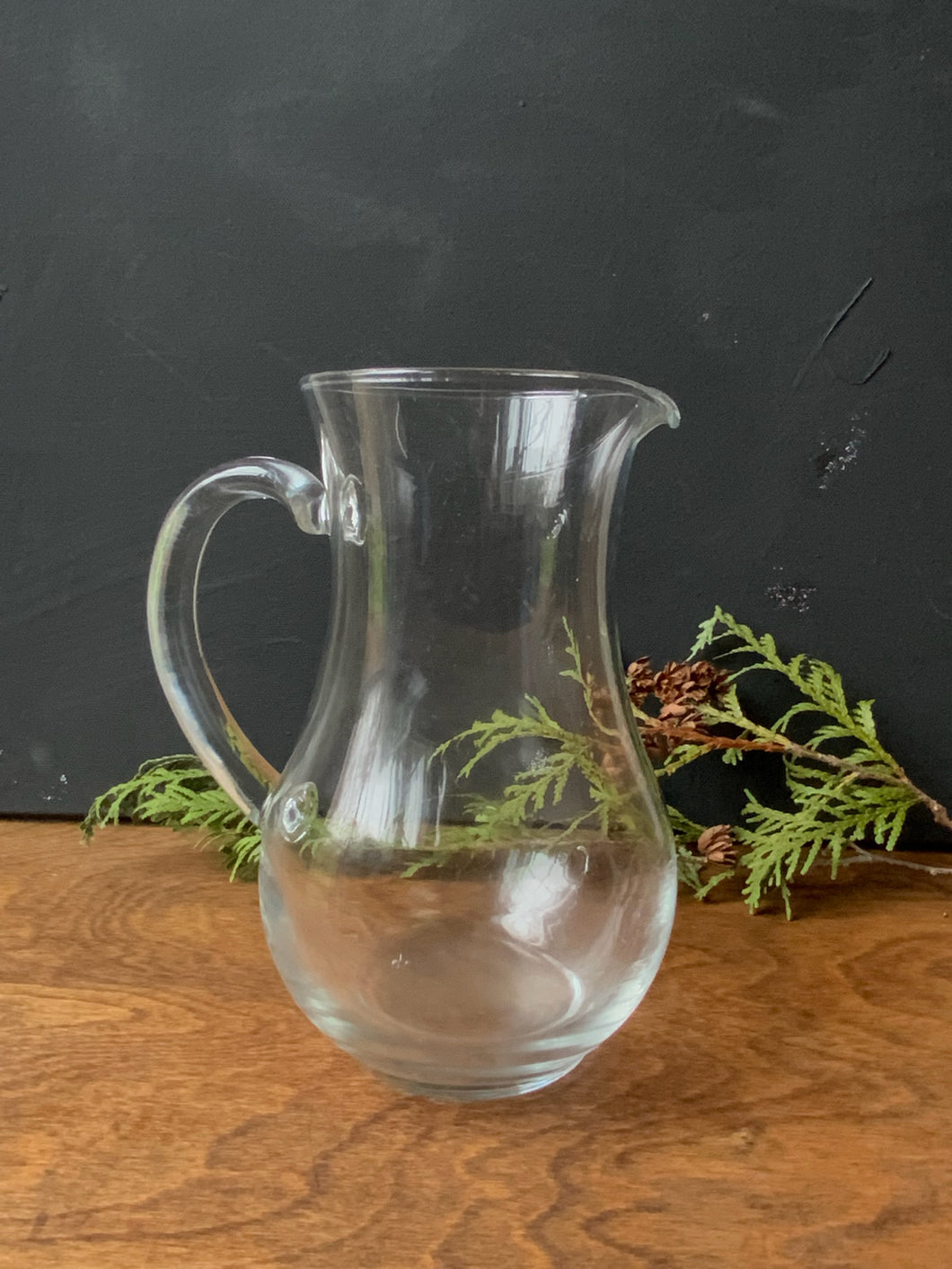 Pretty Glass Pitcher Vase