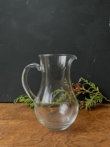 Pretty Glass Pitcher Vase