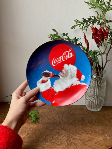 Santa Coca-Cola Plate