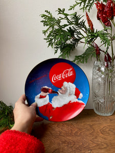 Santa Coca-Cola Plate