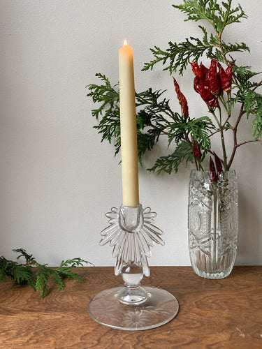 Beautiful Glass Starburst Candleholder