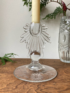 Beautiful Glass Starburst Candleholder