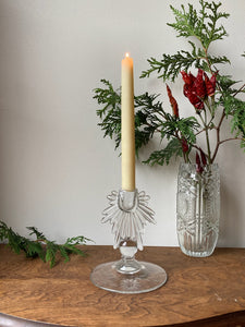 Beautiful Glass Starburst Candleholder