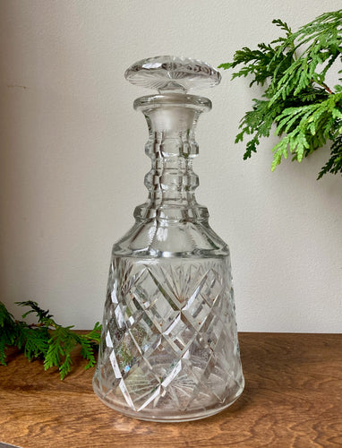 Gorgeous Heavy Cut Crystal Decanter