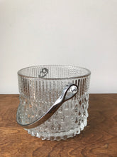 Load image into Gallery viewer, Beautiful Small Cut Glass Crystal Ice Bucket
