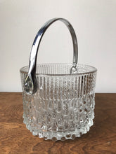 Load image into Gallery viewer, Beautiful Small Cut Glass Crystal Ice Bucket