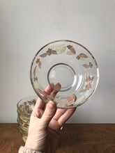 Load image into Gallery viewer, Vintage Glass Botanical Painted Bowls (Set of Seven)
