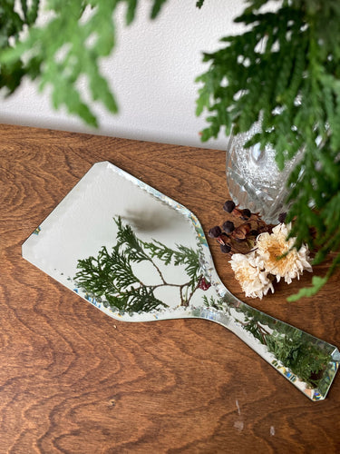 Beautiful Vintage Vanity Top Tray Mirror