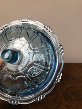 Load image into Gallery viewer, Sweet Vintage Blue Glass Lidded Dish