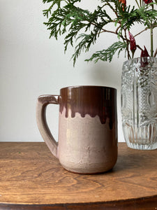 Chocolate Brown Pottery Mug