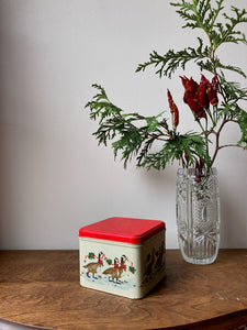 Christmas Goose Tin