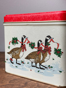 Christmas Goose Tin