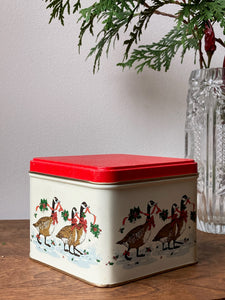 Christmas Goose Tin