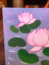 Load image into Gallery viewer, Water Lily Painting by Local Mystery Artist