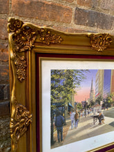 Load image into Gallery viewer, Framed Photo of James St. at Gore Park in Vintage Gold Frame