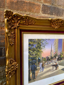 Framed Photo of James St. at Gore Park in Vintage Gold Frame