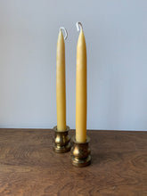 Load image into Gallery viewer, Pair of Vintage Made in Canada Heavy Brass Candle Holders