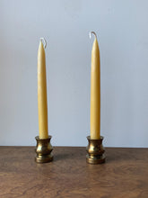 Load image into Gallery viewer, Pair of Vintage Made in Canada Heavy Brass Candle Holders