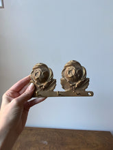 Load image into Gallery viewer, Vintage Brass Rosebud Key Holder