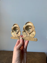 Load image into Gallery viewer, Vintage Brass Rosebud Key Holder