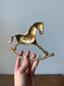 Vintage Brass Equestrian Key Holder