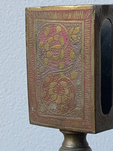 Vintage Brass Match Box Holder