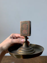 Load image into Gallery viewer, Vintage Brass Match Box Holder